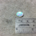 2.04 Carat Faceted Genuine Ethiopian Opal Oval Cut Stone "F-L" - Measuring 8mm x 11.5mm with 4mm Pavillion (Base) and 0.75mm Crown (Top)