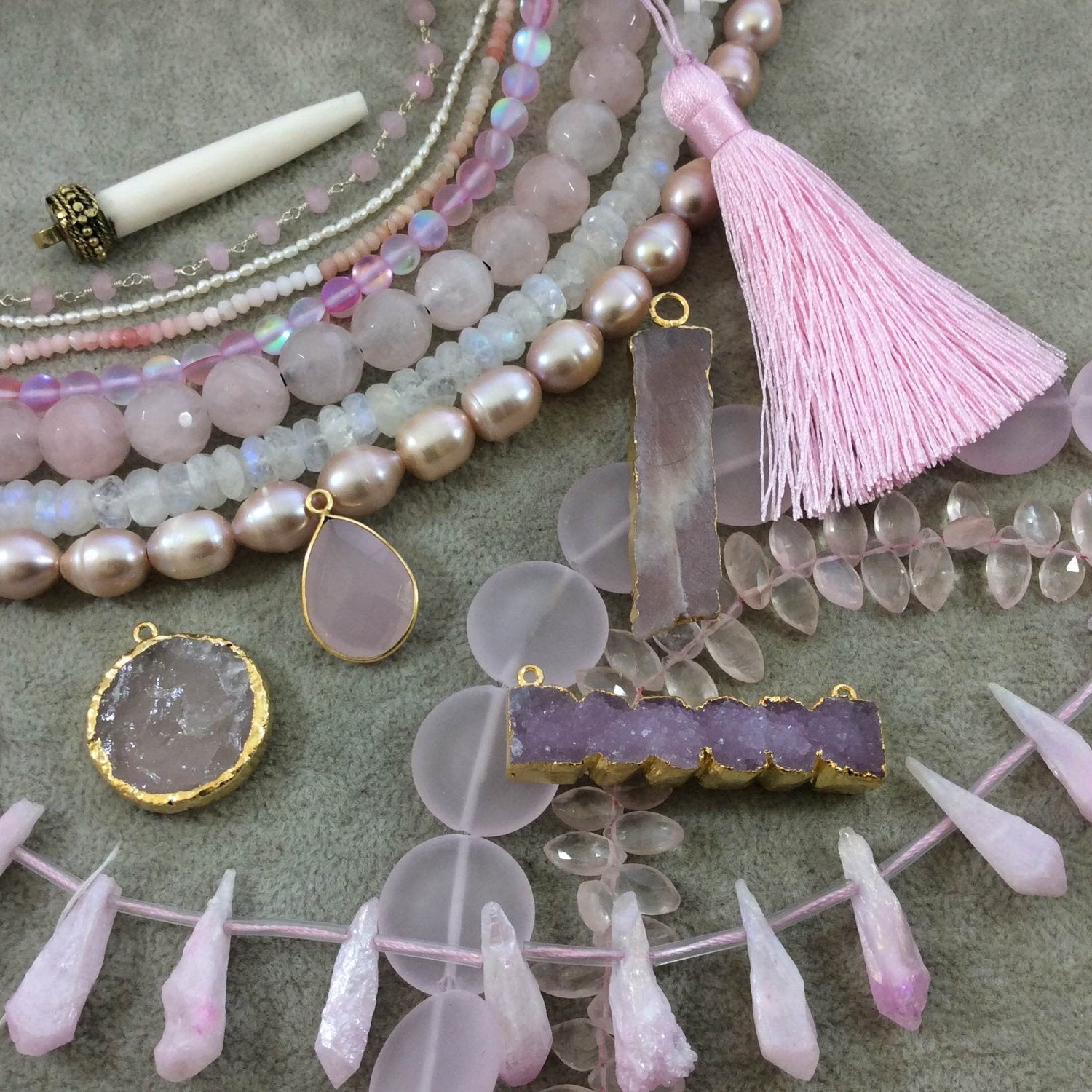 20mm Matte Light Pink Flat Circular/Coin Shaped Mock Beach/Sea Glass Beads with 1mm Holes - Sold by 15.75" Strands (Approx. 19 Beads)