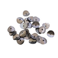 10mm Textured Gunmetal Plated Copper Wavy Disc/Heishi Washer Shape Components - Sold in Bulk Packs of 25 Pieces - Great as Bracelet Spacers!
