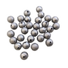 10mm Sandblasted Stardust Finish Gunmetal Base Metal Round/Ball Shaped Beads with 2mm Holes - Loose, Sold in Pre-Packed Bags of 30 Beads