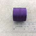 FULL SPOOL - Beadsmith S-Lon 210 Regular Purple Nylon Macrame/Jewelry Cord - Measuring 0.5mm Thick - 77 Yards (231 Feet) - (SL210-PU)