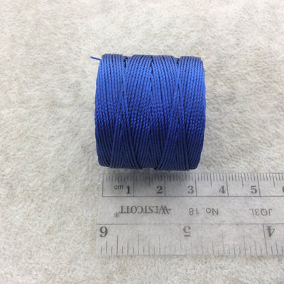 FULL SPOOL - Beadsmith S-Lon 210 Capri Blue Nylon Macrame/Jewelry Cord - Measuring 0.5mm Thick - 77 Yards (231 Feet) - (SL210-CB)