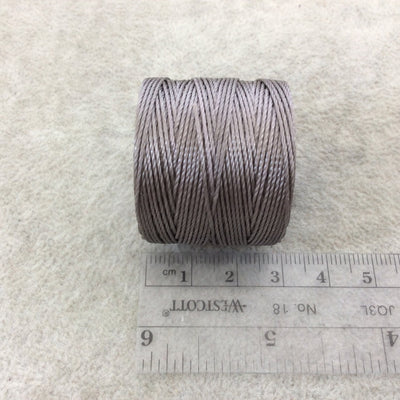 FULL SPOOL - Beadsmith S-Lon 210 Cocoa Brown Nylon Macrame/Jewelry Cord - Measuring 0.5mm Thick - 77 Yards (231 Feet) - (SL210-CO)
