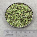 Size 6/0 Opaque Matte Picasso Chartreuse Genuine Miyuki Glass Seed Beads - Sold by 20 Gram Tubes (Approx. 200 Beads per Tube) - (6-94515)