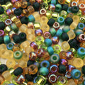 Size 6/0 Assorted Finish Earth Tone Mix Genuine Miyuki Glass Seed Beads - Sold by 20 Gram Tubes (Approx. 200 Beads per Tube) - (6-9MIX07)