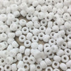 Size 6/0 Opaque Glossy Regular White Genuine Miyuki Glass Seed Beads - Sold by 20 Gram Tubes (Approx. 200 Beads per Tube) - (6-9402)