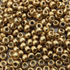 Size 6/0 Duracoat Galvanized Glossy Gold Genuine Miyuki Glass Seed Beads - Sold by 20 Gram Tubes (Approx. 200 Beads per Tube) - (6-94202)