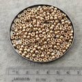 Size 6/0 Duracoat Galvanized Champagne Genuine Miyuki Glass Seed Beads - Sold by 20 Gram Tubes (Approx. 200 Beads per Tube) - (6-94204)