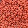 Size 6/0 Matte Finish Opaque Terracotta Genuine Miyuki Glass Seed Beads - Sold by 20 Gram Tubes (Approx. 200 Beads per Tube) - (6-91236)