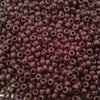 Size 8/0 Glossy Finish Opaque Chocolate Genuine Miyuki Glass Seed Beads - Sold by 22 Gram Tubes (Approx. 900 Beads per Tube) - (8-9409)
