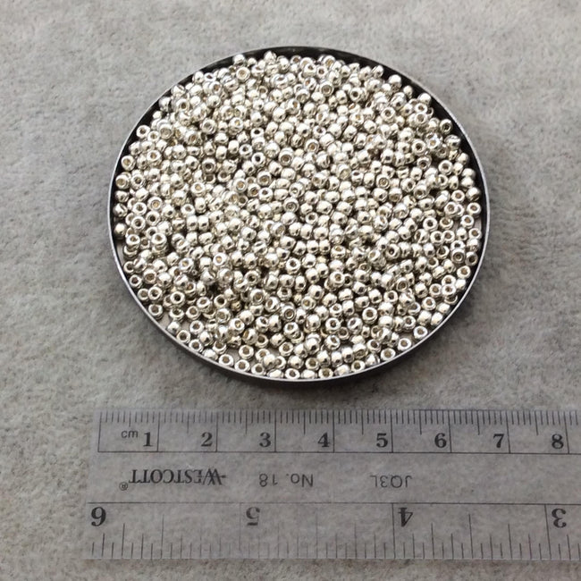 Size 8/0 Glossy Galvanized Metallic Gold Genuine Miyuki Glass Seed Beads - Sold by 22 Gram Tubes (Approx. 900 Beads per Tube) - (8-91051)