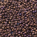 Size 8/0 Matte Metallic Dark Raspberry Iris Genuine Miyuki Glass Seed Beads - Sold by 22 Gram Tubes (Approx. 900 Beads per Tube) - (8-92005)