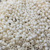 Size 8/0 Matte Finish Opaque Cream Genuine Miyuki Glass Seed Beads - Sold by 22 Gram Tubes (Approx. 900 Beads per Tube) - (8-92021)