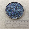 Size 8/0 Matte AB Finish Transparent Gray Genuine Miyuki Glass Seed Beads - Sold by 22 Gram Tubes (Approx. 900 Beads per Tube) - (8-9152FR)
