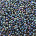 Size 8/0 Matte AB Finish Transparent Gray Genuine Miyuki Glass Seed Beads - Sold by 22 Gram Tubes (Approx. 900 Beads per Tube) - (8-9152FR)