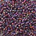 Size 8/0 Glossy AB Silver Lined Dark Topaz Genuine Miyuki Glass Seed Beads - Sold by 22 Gram Tubes (Approx 900 Beads per Tube) - (8-91005)