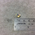 1.345 Carat Faceted Genuine Ethiopian Opal Oval Cut Stone "F-C" - Measuring 8mm x 10mm with 4mm Pavillion (Base) and 1mm Crown (Top)