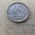 Size 8/0 Glossy Finish Sparkle Pewter Lined Clear Genuine Miyuki Glass Seed Beads - Sold by 22 Gram Tubes (Approx 900 Beads/Tube) - (8-9242)