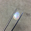 2.145 Carat Faceted Genuine Ethiopian Opal Pear Cut Stone "F-BB" - Measuring 8.5mm x 12mm with 5mm Pavillion (Base) and 1mm Crown (Top)