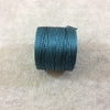 FULL SPOOL - Beadsmith S-Lon 400 Deep Green/Blue Nylon Macrame/Jewelry Cord - Measuring 0.9mm Thick - 35 Yards (105 Feet) - (SL400-GB)