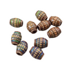 12 x 15mm #26 "Moon Basket" Heat Sensitive Color-Changing Mirage Bead Barrel Shaped Mood Beads - Sold by Pre-Counted Packs of 5 (Five) Beads