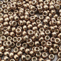 Size 6/0 Duracoat Galvanized Champagne Genuine Miyuki Glass Seed Beads - Sold by 20 Gram Tubes (Approx. 200 Beads per Tube) - (6-94204)