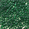 Size 6/0 Glossy Finish Transparent Green Genuine Miyuki Glass Seed Beads - Sold by 20 Gram Tubes (Approx. 200 Beads per Tube) - (6-9146)