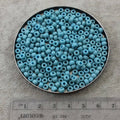 Size 6/0 Matte Finish Metallic Turquoise Genuine Miyuki Glass Seed Beads - Sold by 20 Gram Tubes (Approx. 200 Beads per Tube) - (6-91251)