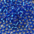 Size 6/0 Gloss Finish Silver Lined Sapphire Genuine Miyuki Glass Seed Beads - Sold by 20 Gram Tubes (Approx. 200 Beads per Tube) - (6-9150S)