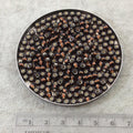 Size 6/0 Gloss Finish Silver Lined D. Topaz Genuine Miyuki Glass Seed Beads - Sold by 20 Gram Tubes (Approx. 200 Beads per Tube) - (6-9135S)