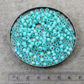 Size 6/0 Silver Lined Alabaster Mint Green Genuine Miyuki Glass Seed Beads - Sold by 20 Gram Tubes (Approx. 200 Beads per Tube) - (6-9571)