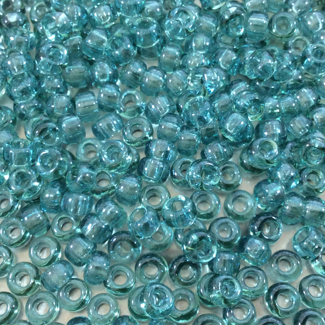 Size 6/0 Glossy Luster Finish Seafoam Green Genuine Miyuki Glass Seed Beads - Sold by 20 Gram Tubes (Approx. 200 Beads per Tube) - (6-92445)