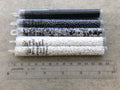 Size 8/0 Glossy Finish Ceylon Gray Genuine Miyuki Glass Seed Beads - Sold by 22 Gram Tubes (Approx. 900 Beads per Tube) - (8-9526)