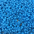 Size 8/0 Glossy Finish Opaque Light Blue Genuine Miyuki Glass Seed Beads - Sold by 22 Gram Tubes (Approx. 900 Beads per Tube) - (8-9413)