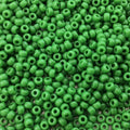 Size 6/0 Glossy Finish Opaque Green Genuine Miyuki Glass Seed Beads - Sold by 22 Gram Tubes (Approx. 200 Beads per Tube) - (6-9411)