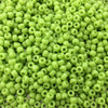 Size 8/0 Glossy Finish Opaque Chartreuse Genuine Miyuki Glass Seed Beads - Sold by 22 Gram Tubes (Approx. 900 Beads per Tube) - (8-9416)