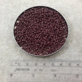 Size 8/0 Glossy Finish Opaque Chocolate Genuine Miyuki Glass Seed Beads - Sold by 22 Gram Tubes (Approx. 900 Beads per Tube) - (8-9409)