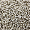 Size 8/0 Duracoat Galvanized Matte Silver Genuine Miyuki Glass Seed Beads - Sold by 22 Gram Tubes (Approx. 900 Beads per Tube) - (8-94201F)