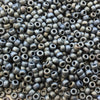 Size 8/0 Matte Finish Metallic Gray Genuine Miyuki Glass Seed Beads - Sold by 22 Gram Tubes (Approx. 900 Beads per Tube) - (8-92002)