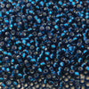 Size 8/0 Glossy Silver Lined Blue Zircon Genuine Miyuki Glass Seed Beads - Sold by 22 Gram Tubes (Approx 900 Beads per Tube) - (8-91425)