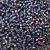 Size 8/0 Glossy AB Silver Lined Amethyst Genuine Miyuki Glass Seed Beads - Sold by 22 Gram Tubes (Approx 900 Beads per Tube) - (8-91024)