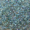 Size 8/0 Glossy AB Finish Seafoam Lined Crystal Genuine Miyuki Glass Seed Beads - Sold by 22 Gram Tubes (Approx. 900 Beads/Tube) - (8-9263)