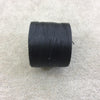 FULL SPOOL - Beadsmith S-Lon 70 Jet Black Nylon Macrame/Jewelry Micro Cord - Measuring 0.12mm Thick - 287 Yards (861 Feet) - (SL70-BLK)