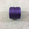 FULL SPOOL - Beadsmith S-Lon 400 Regular Purple Nylon Macrame/Jewelry Cord - Measuring 0.9mm Thick - 35 Yards (105 Feet) - (SL400-PU)