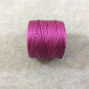 FULL SPOOL - Beadsmith S-Lon 400 Magenta Pink Nylon Macrame/Jewelry Cord - Measuring 0.9mm Thick - 35 Yards (105 Feet) - (SL400-MG)