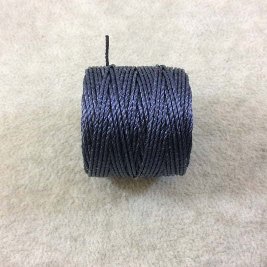 FULL SPOOL - Beadsmith S-Lon 400 Navy Blue Nylon Macrame/Jewelry Cord - Measuring 0.9mm Thick - 35 Yards (105 Feet) - (SL400-NA)