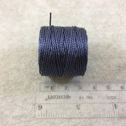 FULL SPOOL - Beadsmith S-Lon 400 Navy Blue Nylon Macrame/Jewelry Cord - Measuring 0.9mm Thick - 35 Yards (105 Feet) - (SL400-NA)