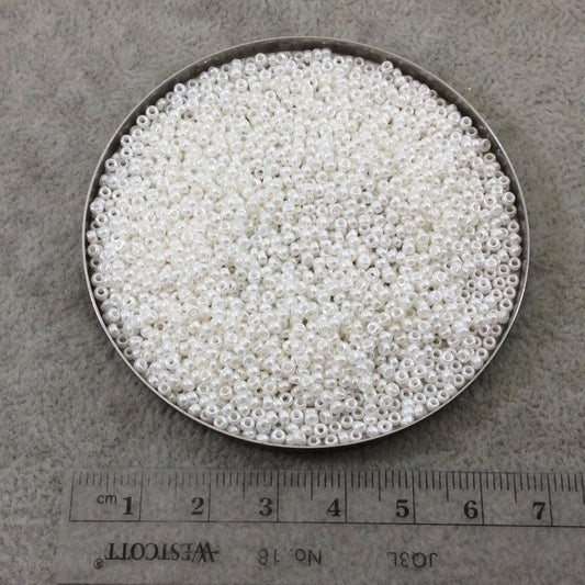 Size 11/0 Glossy Finish Pearl Ceylon Genuine Miyuki Glass Seed Beads - Sold by 23 Gram Tubes (Approx. 2500 Beads per Tube) - (11-9591)