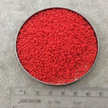Size 11/0 Glossy Finish Opaque Maroon Red Genuine Miyuki Glass Seed Beads - Sold by 23 Gram Tubes (Approx. 2500 Beads per Tube) - (11-9408)