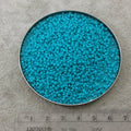 Size 11/0 Glossy Finish Opaque Dyed Turquoise Genuine Miyuki Glass Seed Beads - Sold by 23 Gram Tubes (~2500 Beads per Tube) - (11-92050)